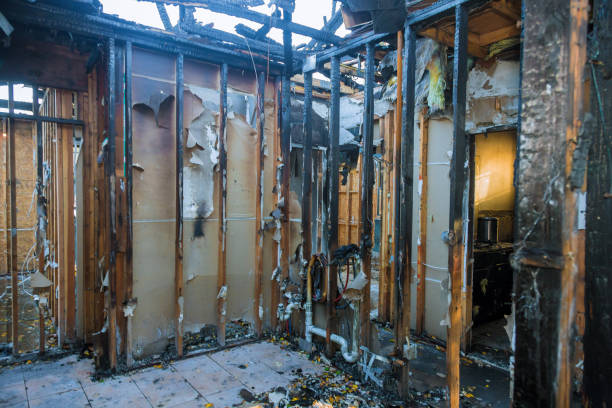 Professional Fire Damage Removal technician working in Booker, TX
